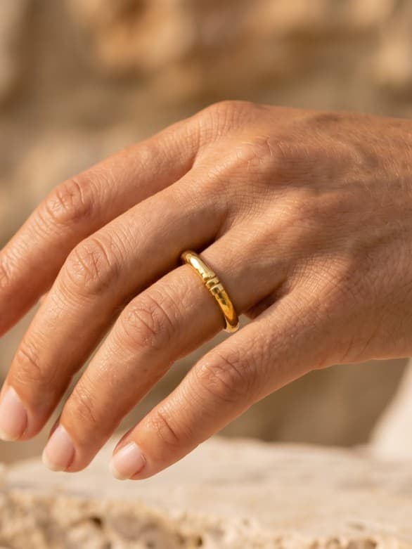 Anillo Brillo Gold, puesto
